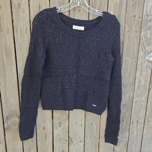 Abercrombie & Fish Women's Navy Sweater
